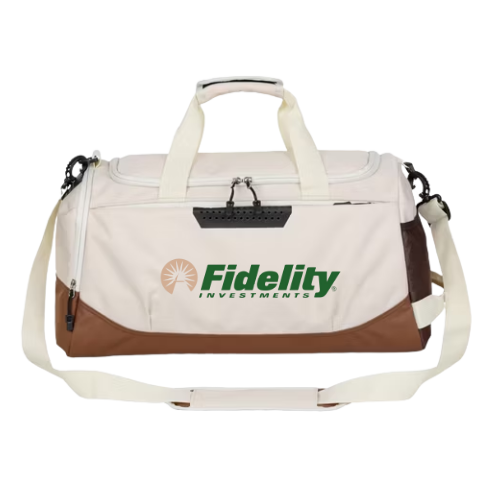 Branded Duffle Bag provided by Fidelity 